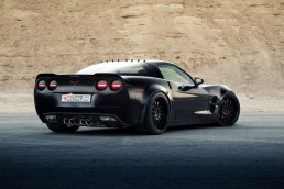 Rear-view-Corvette-Black